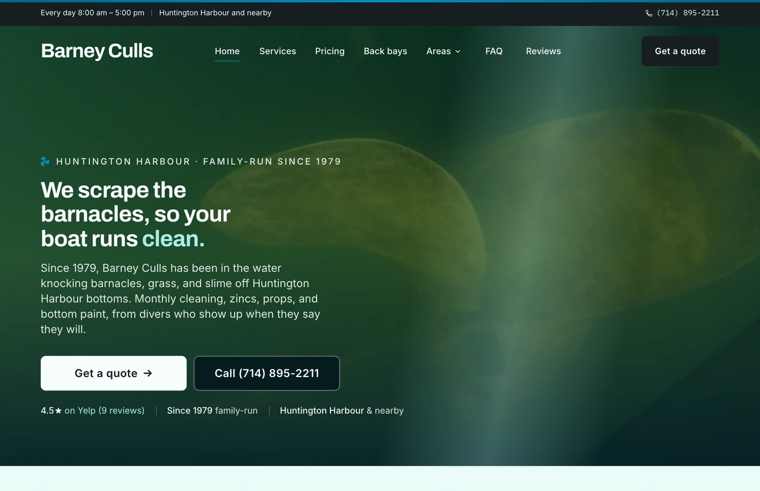 Barney Culls website