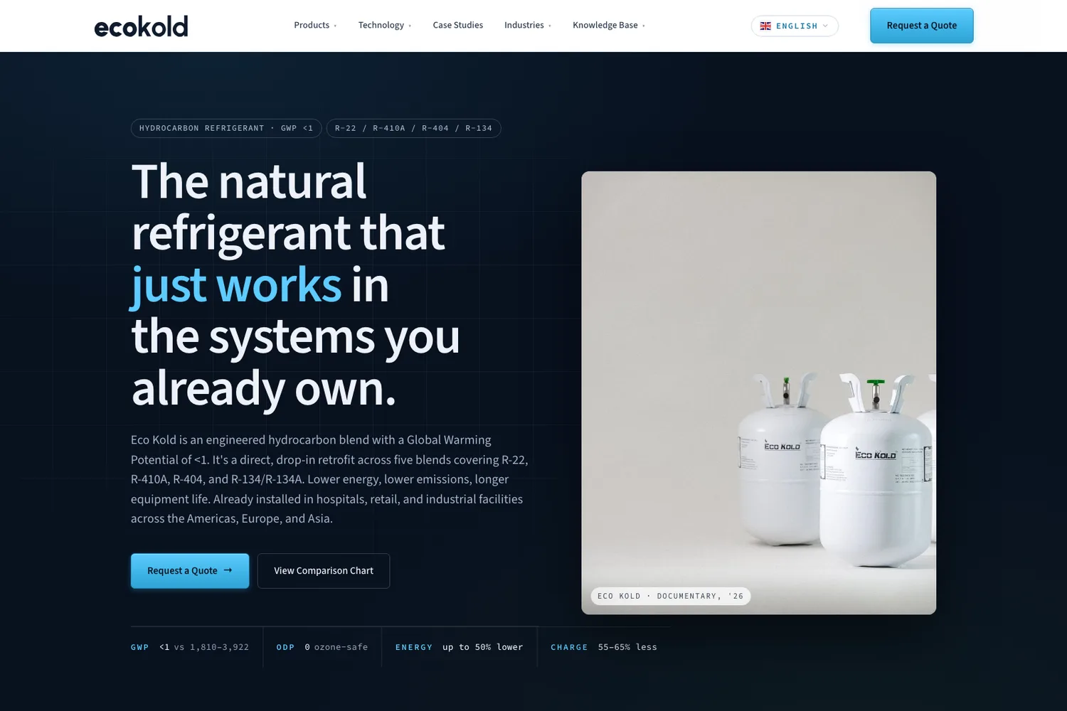 Eco Kold website