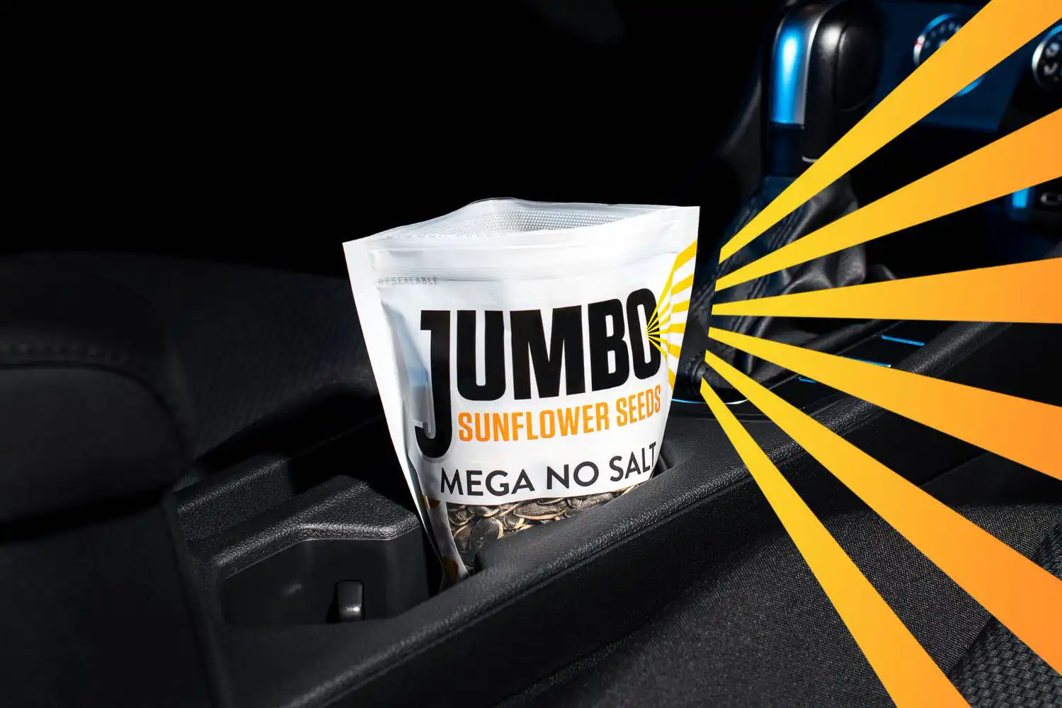 Jumbo Sunflower Seeds bag artwork