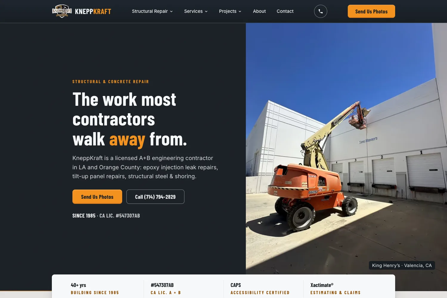 KneppKraft website